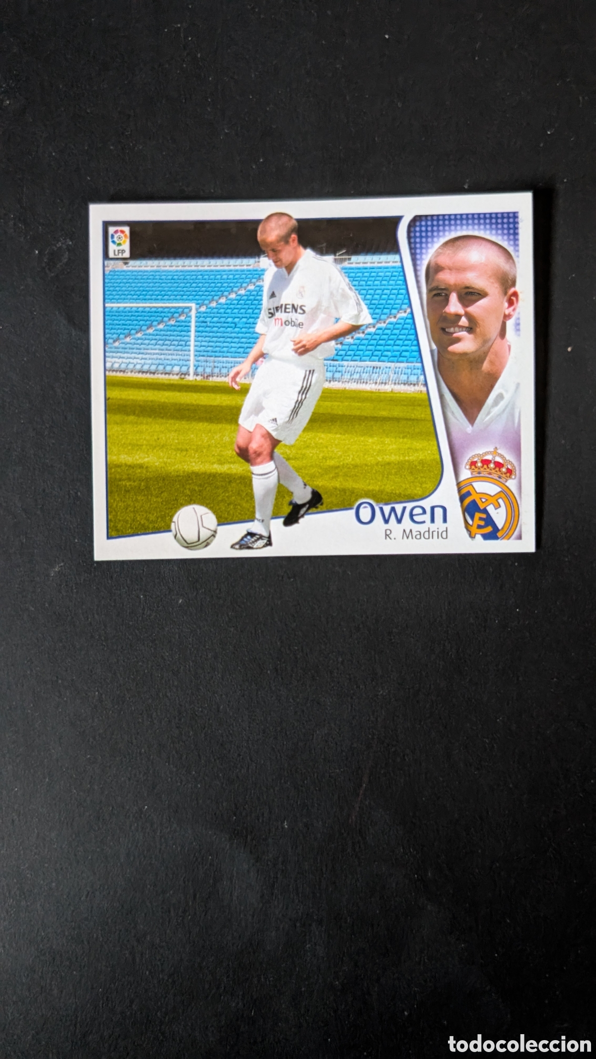 Cromos de Futebol: L1 OWEN REAL MADRID VERSION FICHAJE 29 LIGA ESTE 2004/05 04 05 NUNCA PEGADO SIN PEGAR