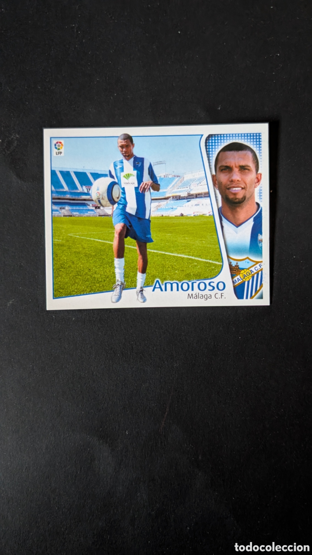Cromos de Futebol: L1 AMOROSO MALAGA FICHAJE 35 LIGA ESTE 2004/05 04 05 NUNCA PEGADO SIN PEGAR