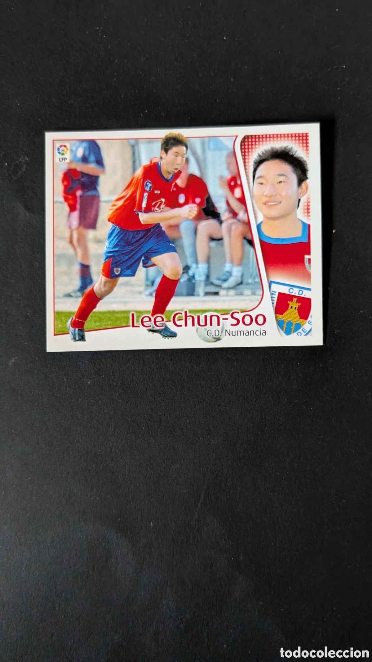 Cromos de Futebol: L1 LEE CHUN SOO NUMANCIA FICHAJE 42 LIGA ESTE 2004/05 04 05 NUNCA PEGADO SIN PEGAR