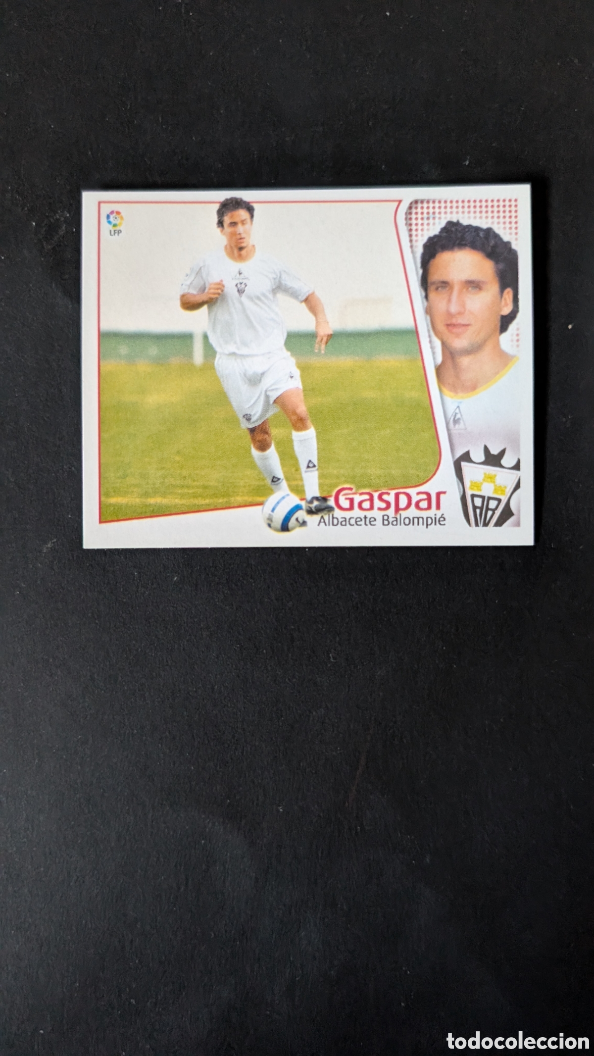 Cromos de f&uacute;tbol: L1 GASPAR ALBACETE COLOCA LIGA ESTE 2004/05 04 05 NUNCA PEGADO SIN PEGAR