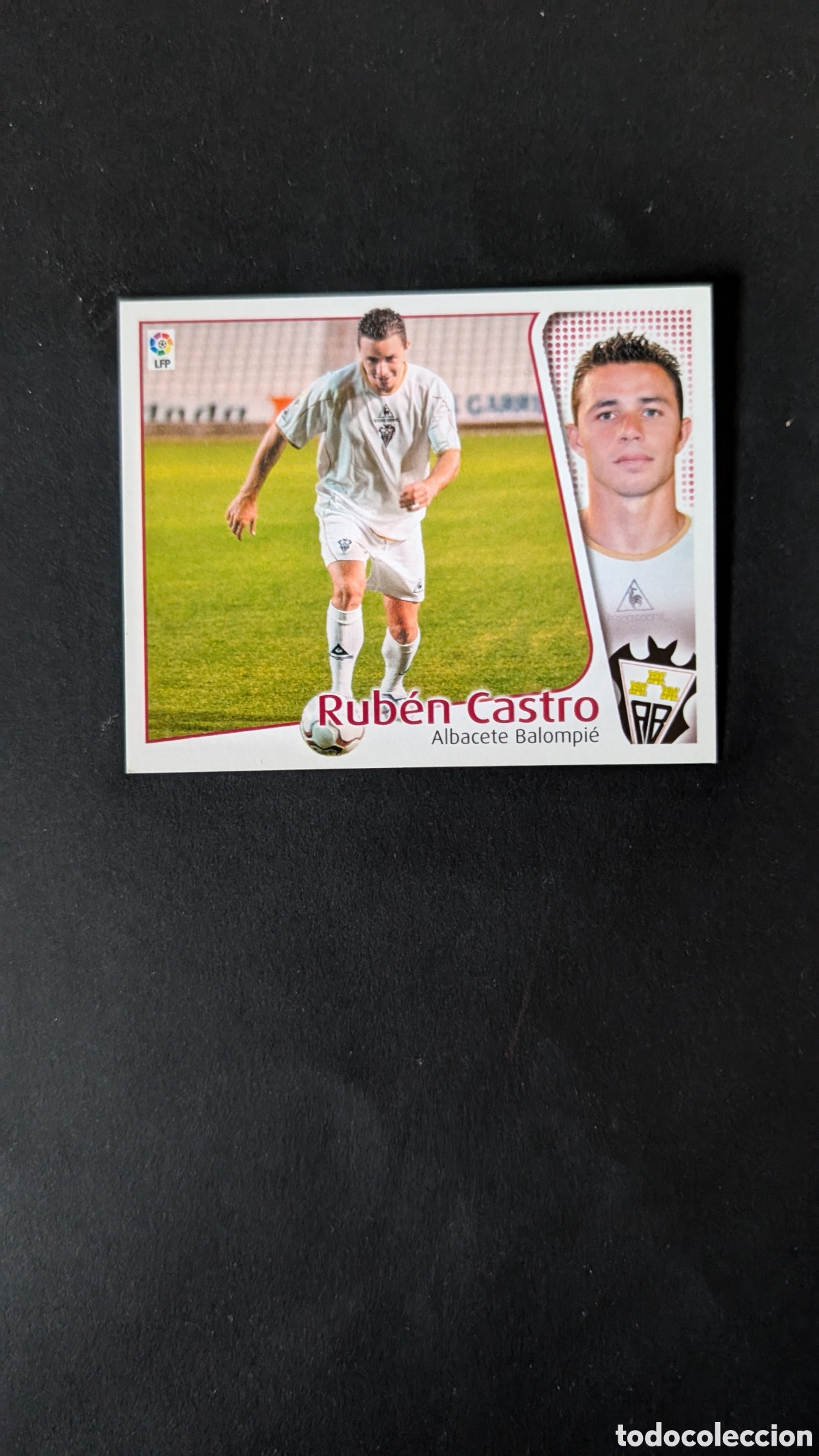 Cromos de f&uacute;tbol: L1 RUBEN CASTRO ALBACETE COLOCA LIGA ESTE 2004/05 04 05 NUNCA PEGADO SIN PEGAR