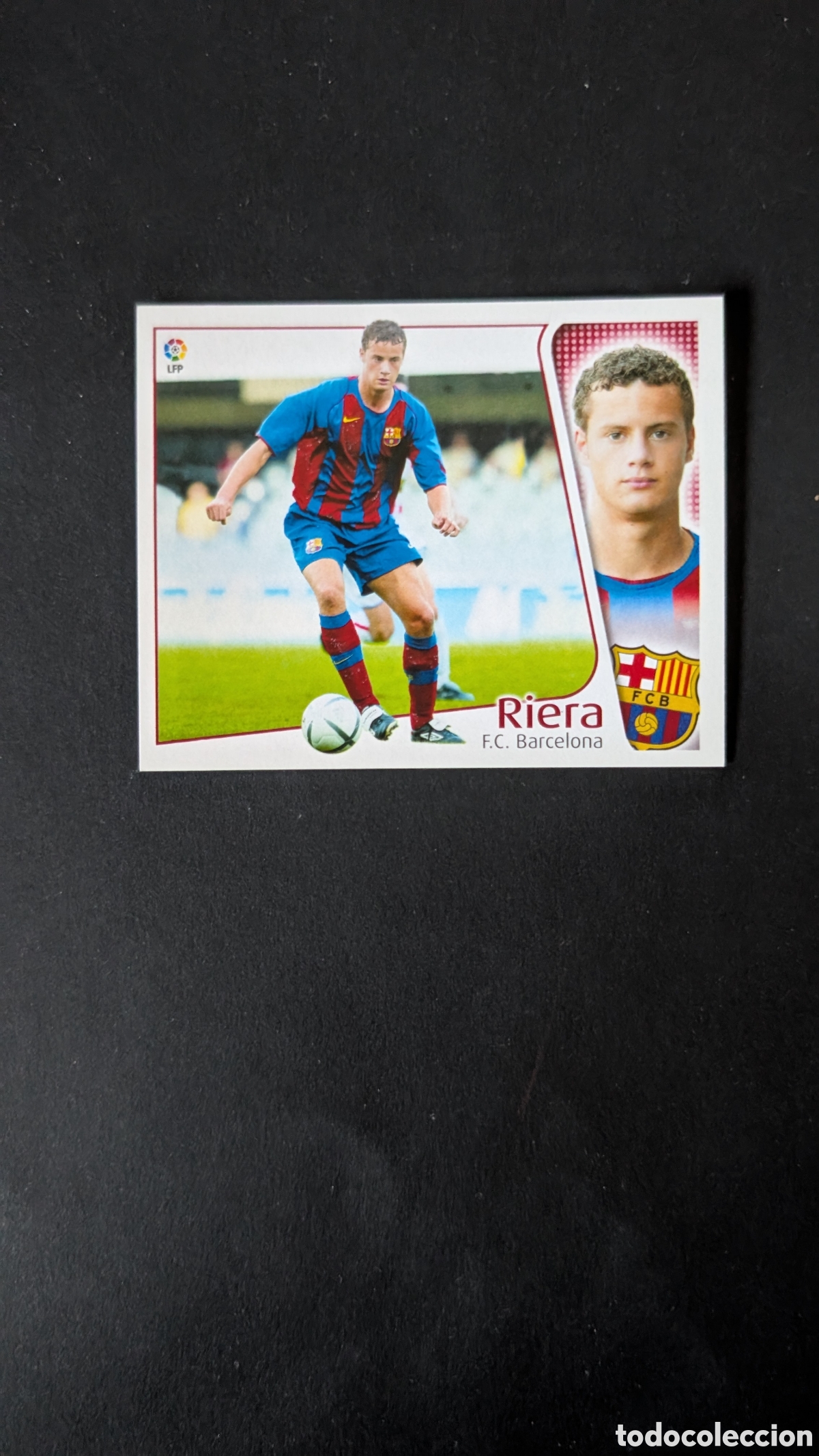Cromos de f&uacute;tbol: L1 RIERA BARCELONA COLOCA LIGA ESTE 2004/05 04 05 NUNCA PEGADO SIN PEGAR