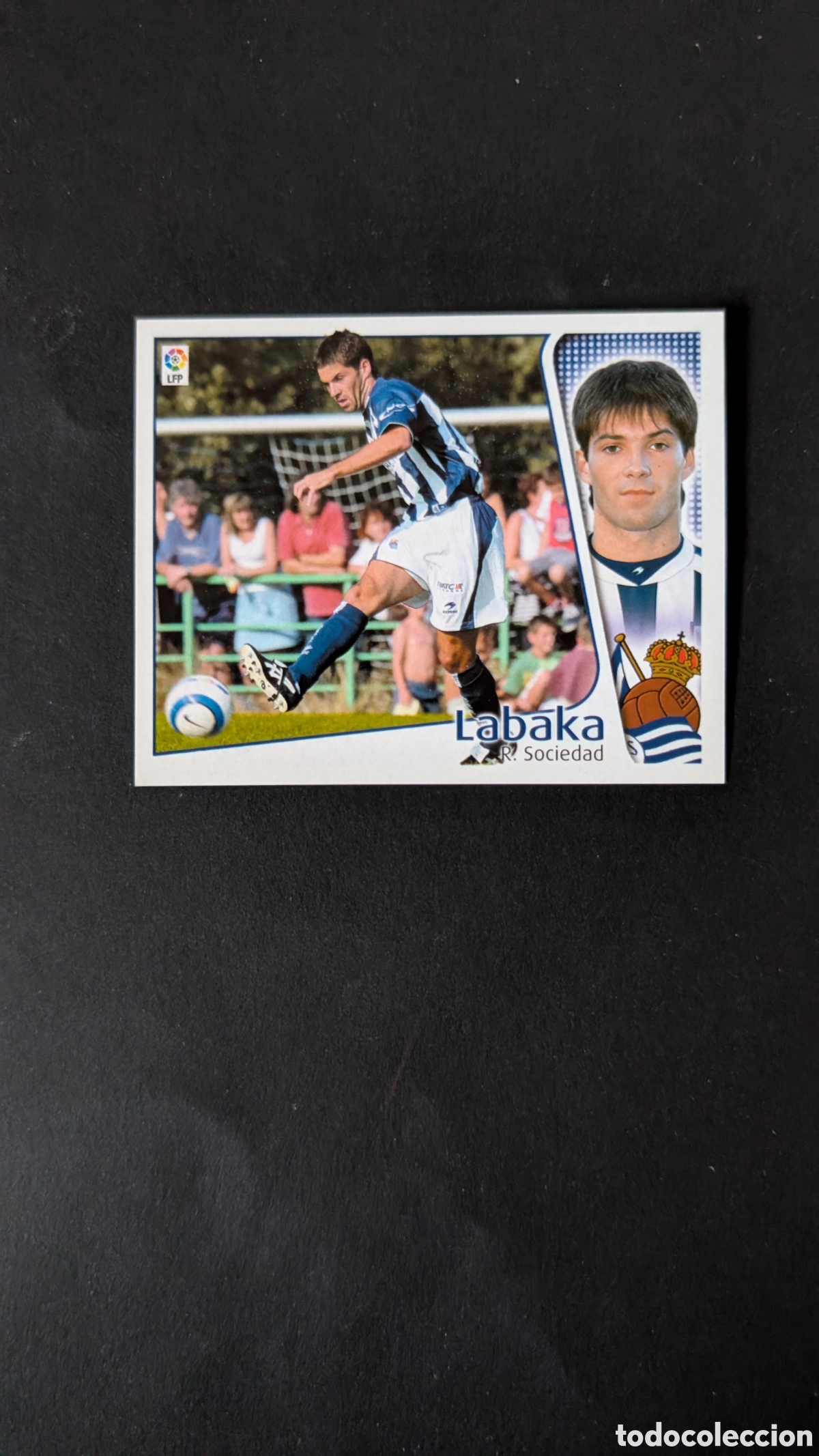 Football Stickers: L1 LABAKA REAL SOCIEDAD COLOCA LIGA ESTE 2004/05 04 05 NUNCA PEGADO SIN PEGAR