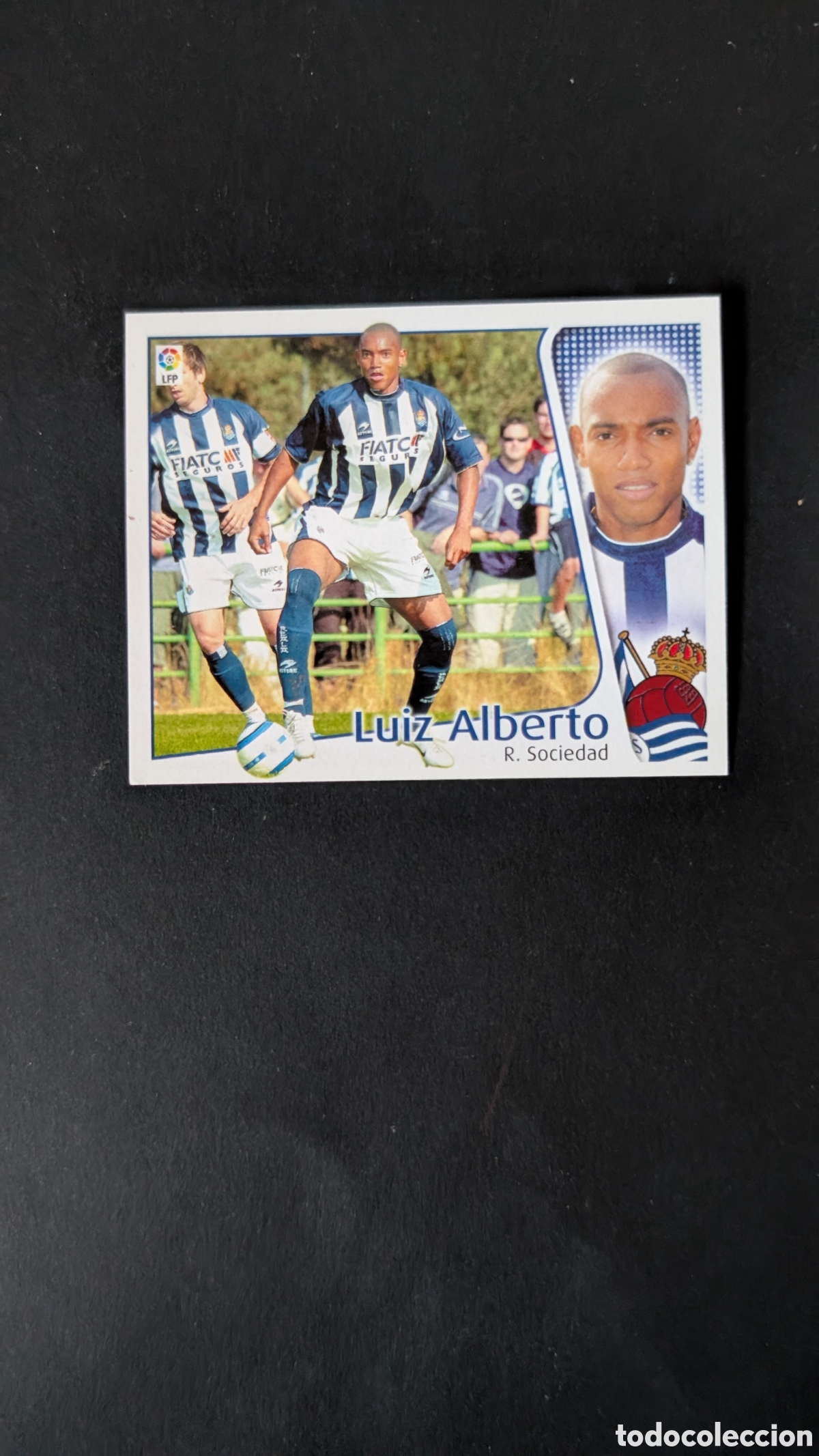 Football Stickers: L1 LUIZ ALBERTO REAL SOCIEDAD COLOCA LIGA ESTE 2004/05 04 05 NUNCA PEGADO SIN PEGAR