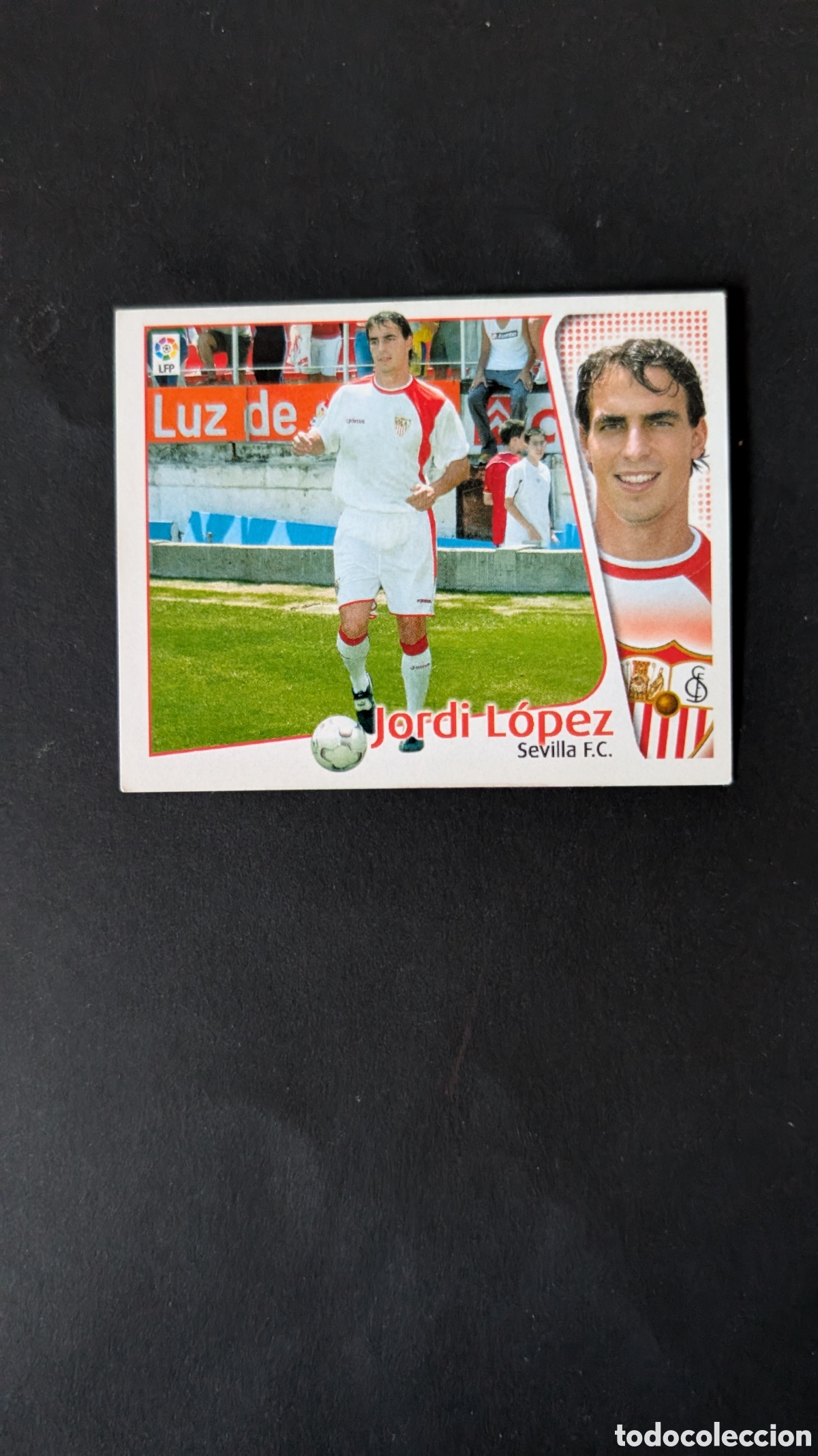 Cromos de f&uacute;tbol: L1 JORDI LOPEZ SEVILLA COLOCA LIGA ESTE 2004/05 04 05 NUNCA PEGADO SIN PEGAR