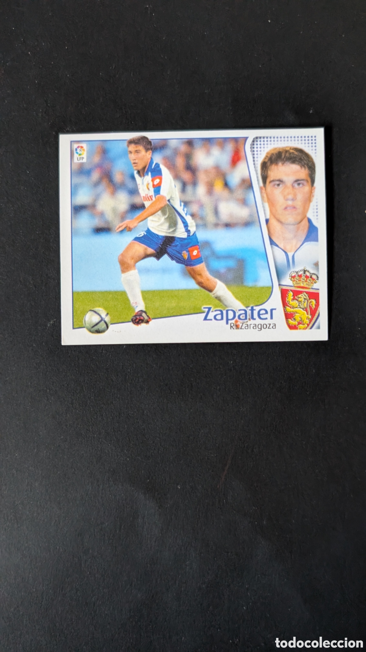 Cromos de f&uacute;tbol: L1 ZAPATER ZARAGOZA COLOCA LIGA ESTE 2004/05 04 05 NUNCA PEGADO SIN PEGAR