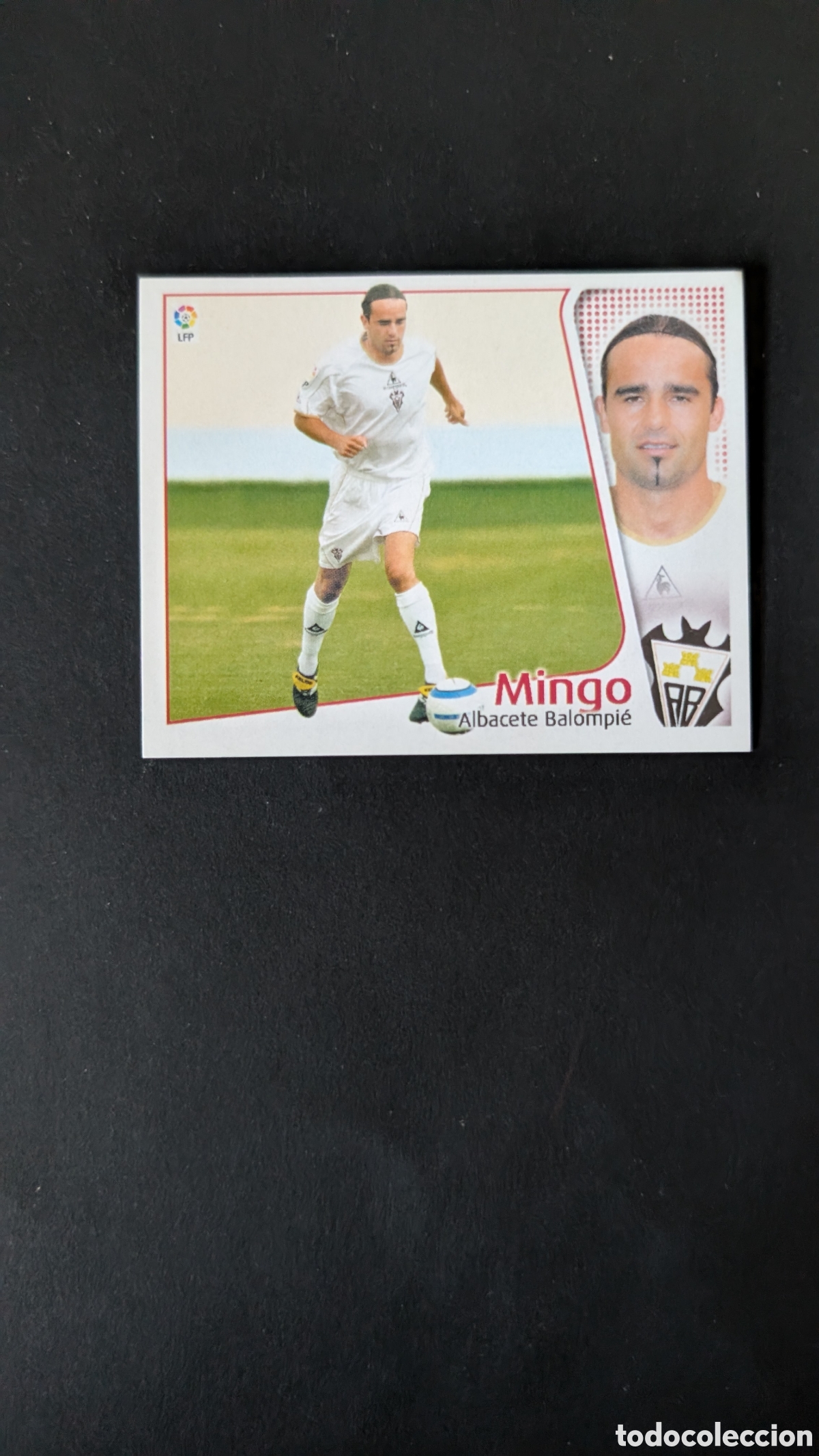 Cromos de f&uacute;tbol: L1 MINGO ALBACETE LIGA ESTE 2004/05 04 05 NUNCA PEGADO SIN PEGAR