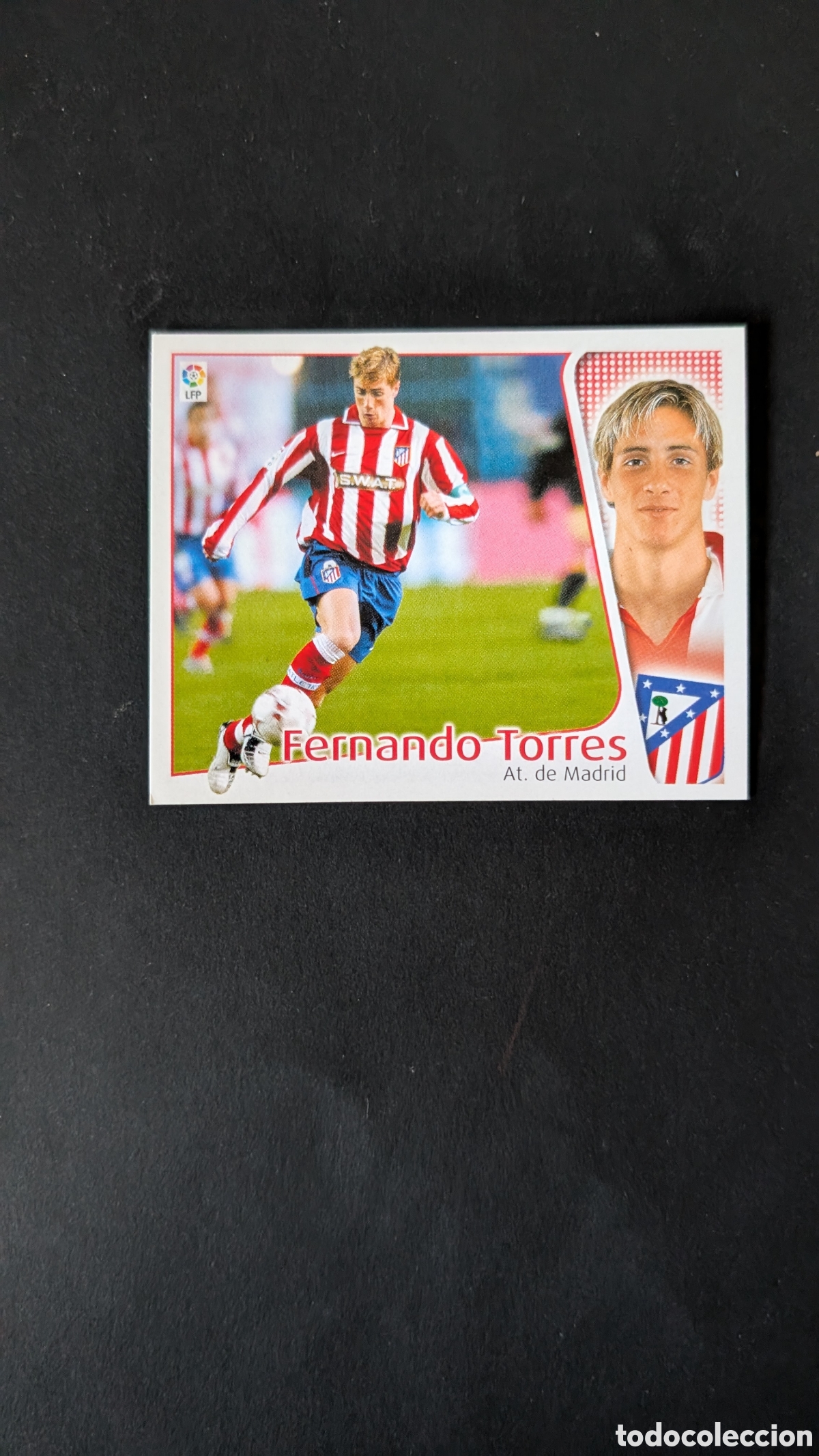 Figurine di Calcio: L1 FERNANDO TORRES ATLETICO MADRID LIGA ESTE 2004/05 04 05 NUNCA PEGADO SIN PEGAR