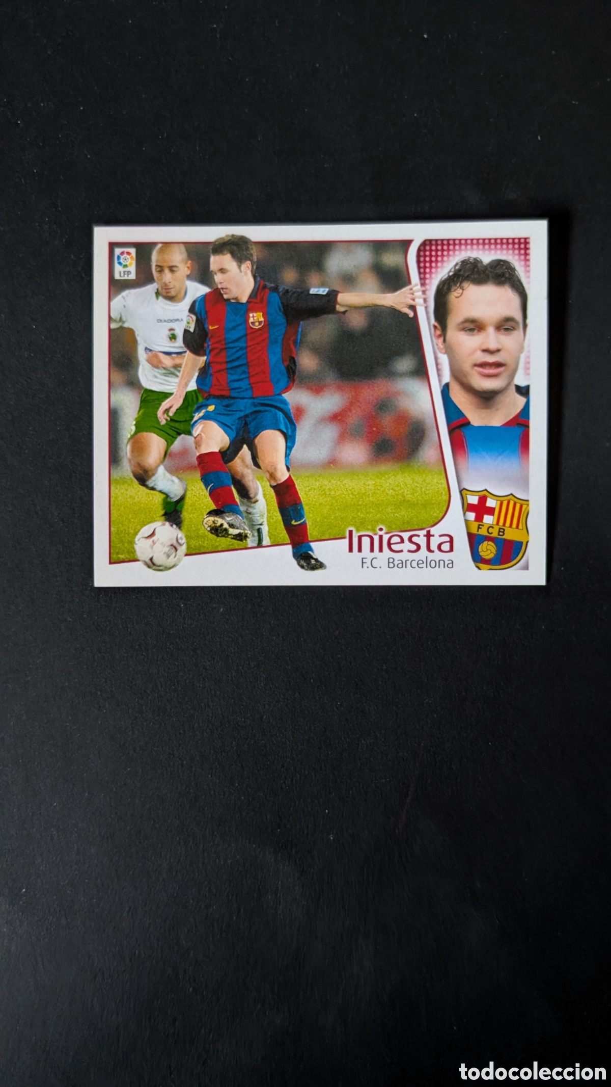 Cromos de Futebol: L1 INIESTA BARCELONA LIGA ESTE 2004/05 04 05 NUNCA PEGADO SIN PEGAR