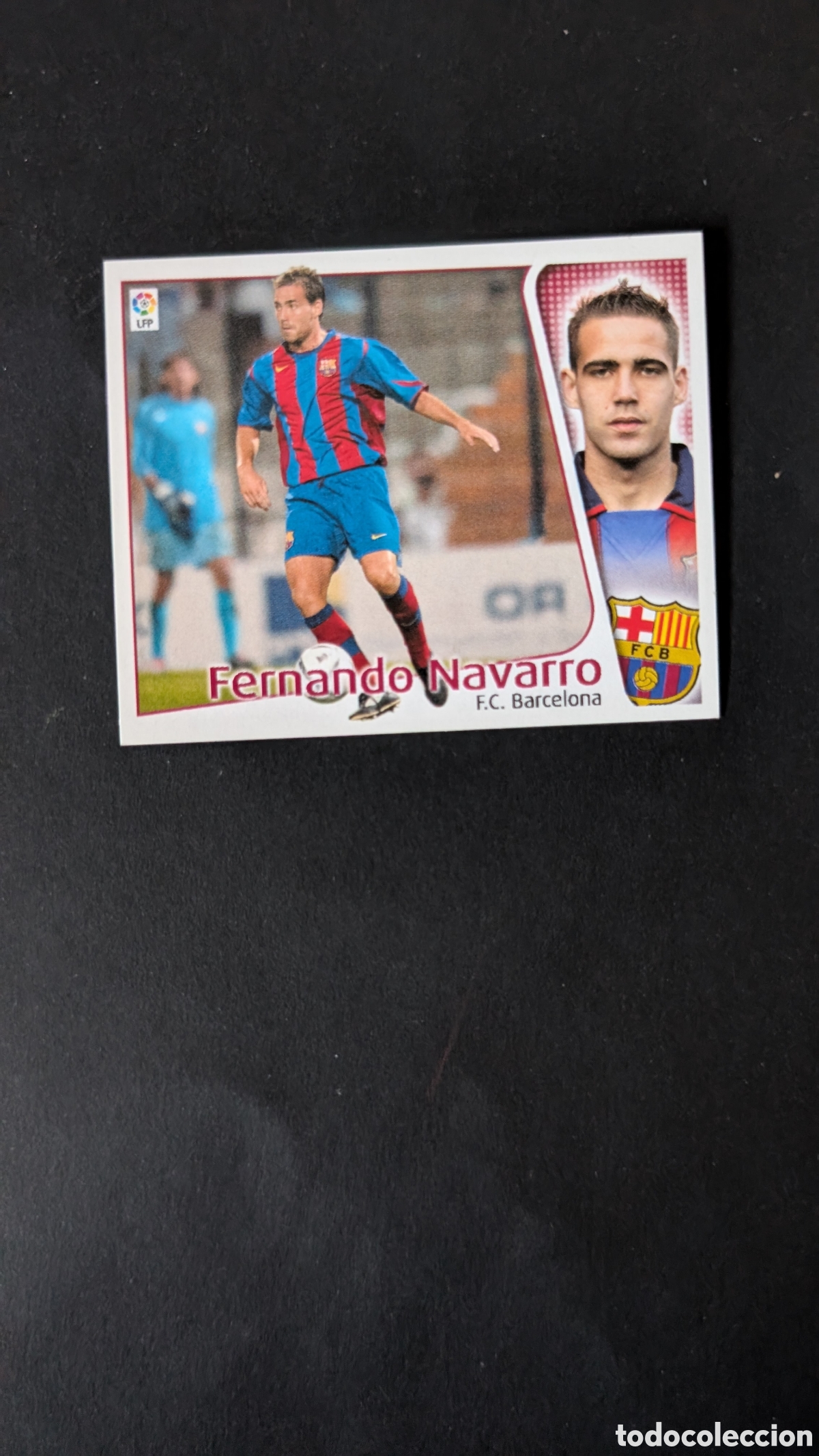 Cromos de Futebol: L1 FERNANDO NAVARRO BARCELONA LIGA ESTE 2004/05 04 05 NUNCA PEGADO SIN PEGAR