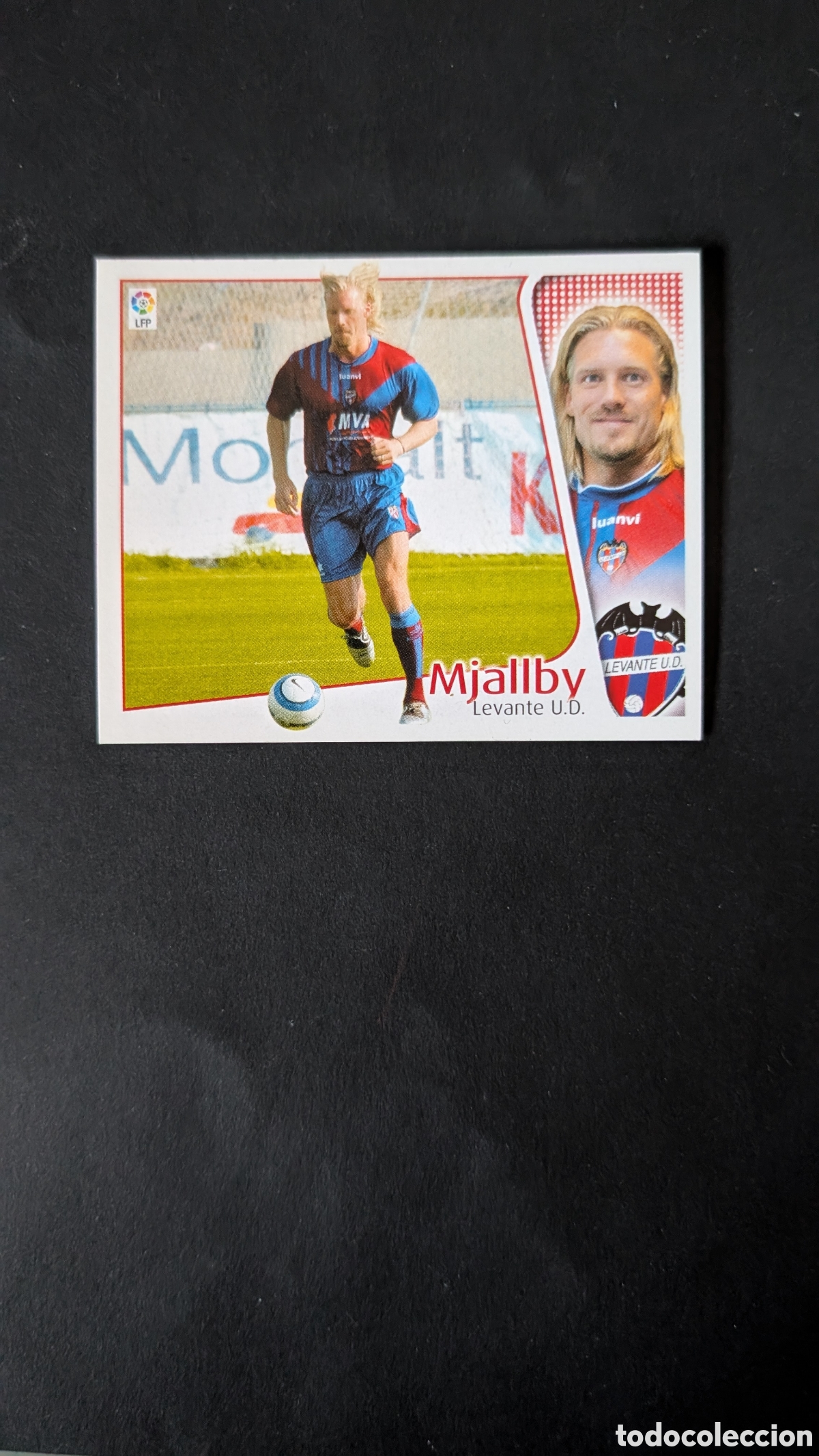 Fu&szlig;ball-Sticker: L1 MJALLBY LEVANTE LIGA ESTE 2004/05 04 05 NUNCA PEGADO SIN PEGAR