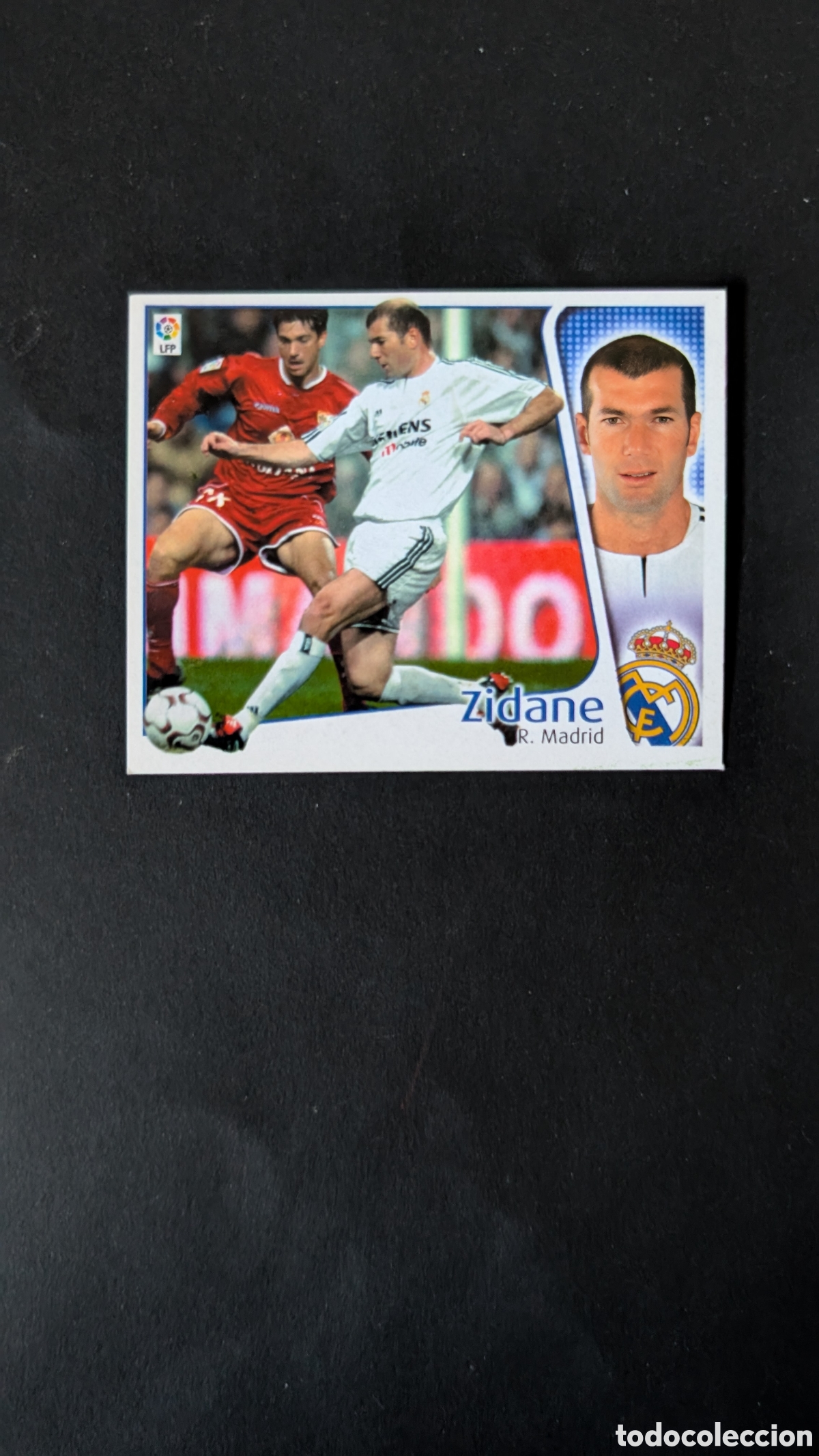 Fußball-Sticker: L1 ZIDANE REAL MADRID LIGA ESTE 2004/05 04 05 NUNCA PEGADO SIN PEGAR