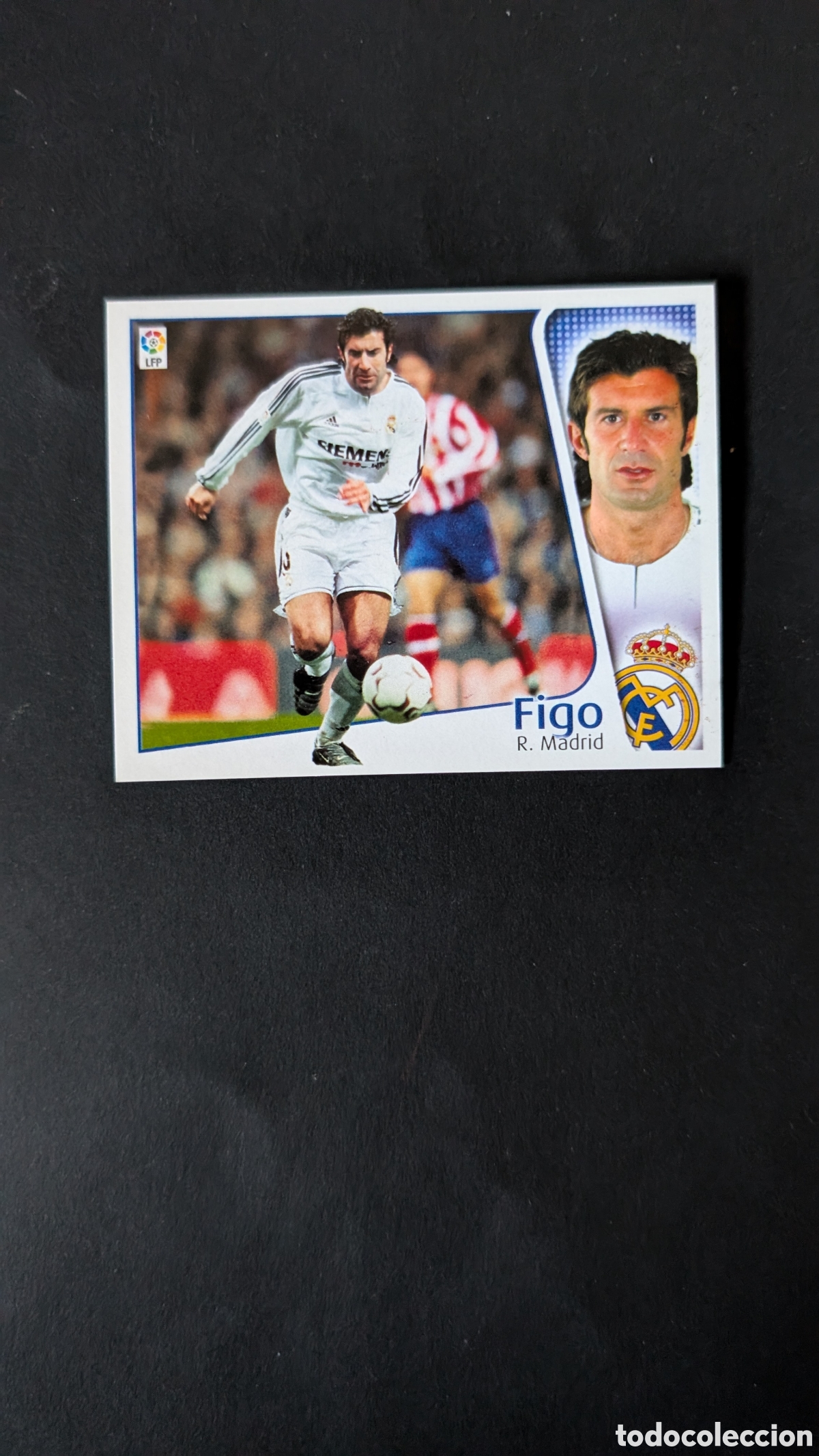 Cromos de Futebol: L1 FIGO REAL MADRID LIGA ESTE 2004/05 04 05 NUNCA PEGADO SIN PEGAR