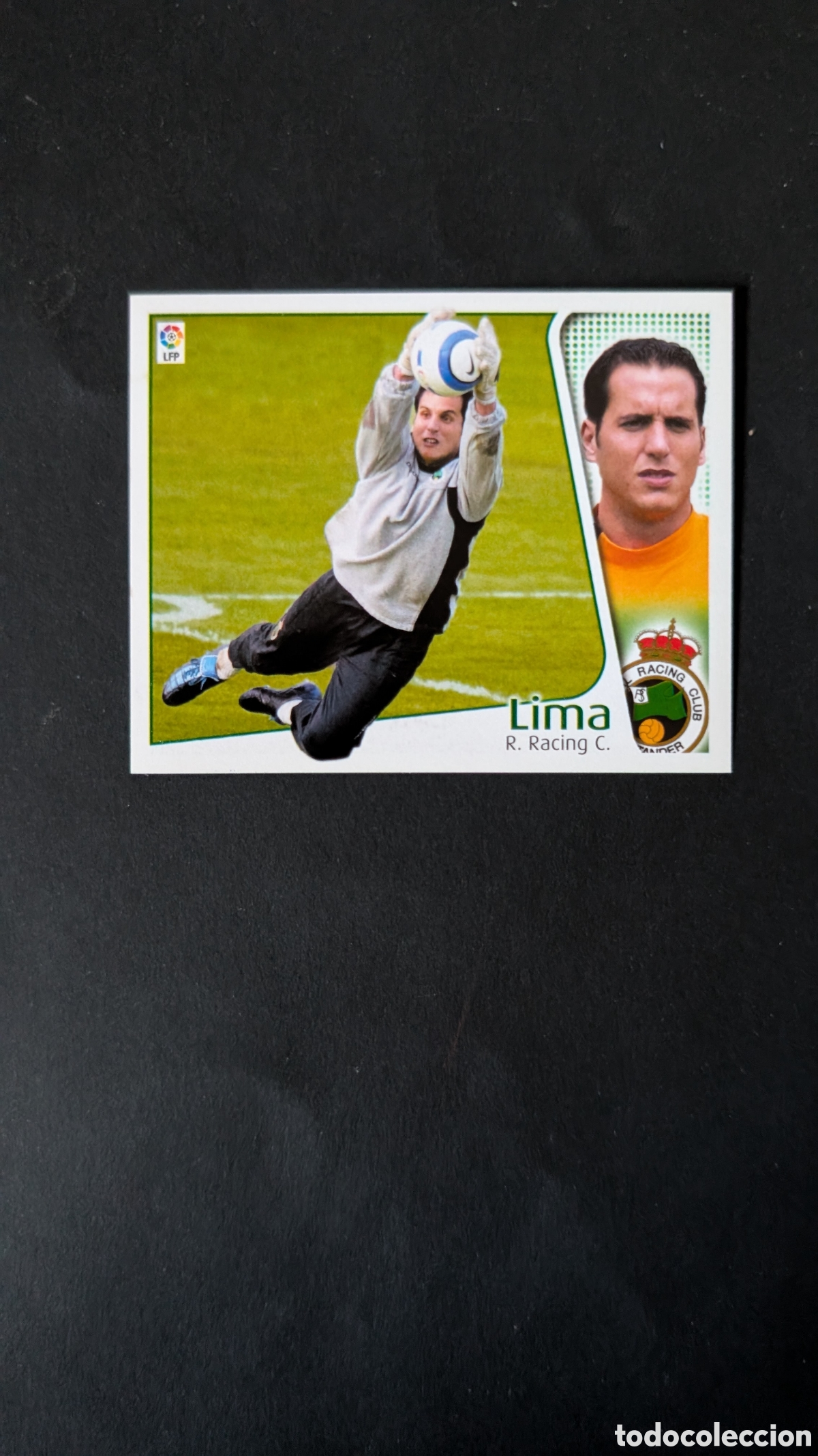 Figurine di Calcio: L1 LIMA RACING SANTANDER LIGA ESTE 2004/05 04 05 NUNCA PEGADO SIN PEGAR