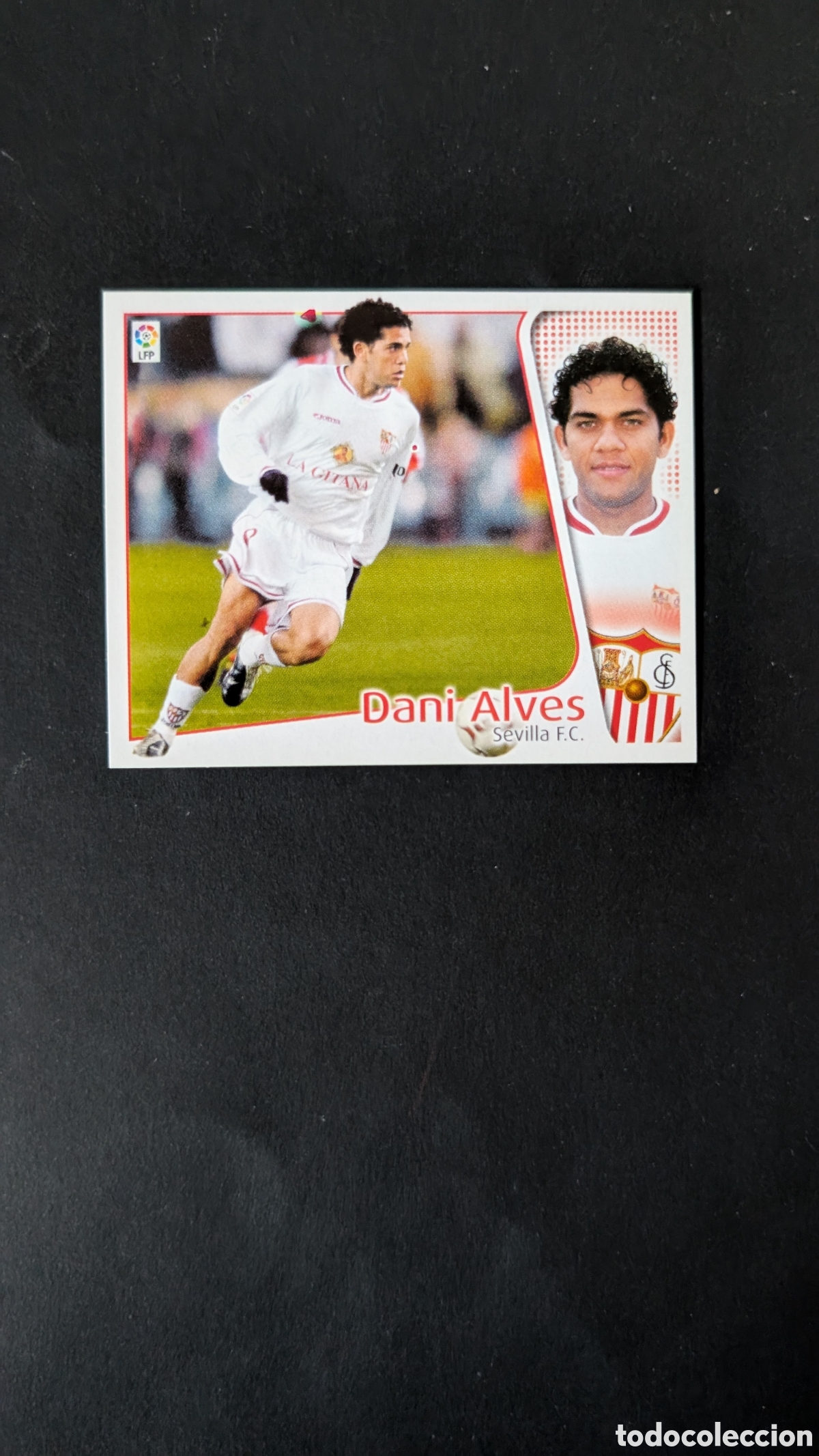 Figurine di Calcio: L1 DANI ALVES SEVILLA LIGA ESTE 2004/05 04 05 NUNCA PEGADO SIN PEGAR