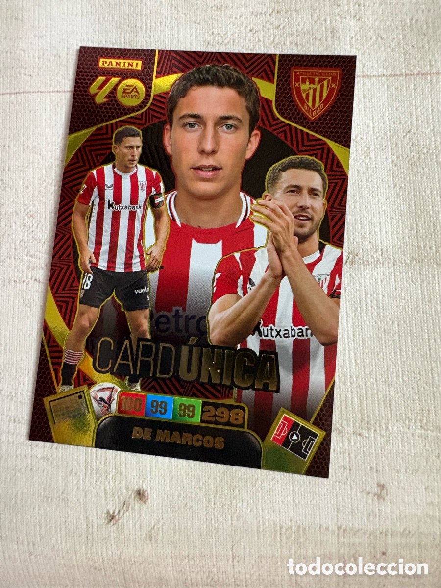 Cromos de f&uacute;tbol: PANINI ADRENALYN 25/26 2025/2026 - DE MARCOS (ATHLETIC CLUB) DREAM BOX TOTAL KINGS CARD UNICA