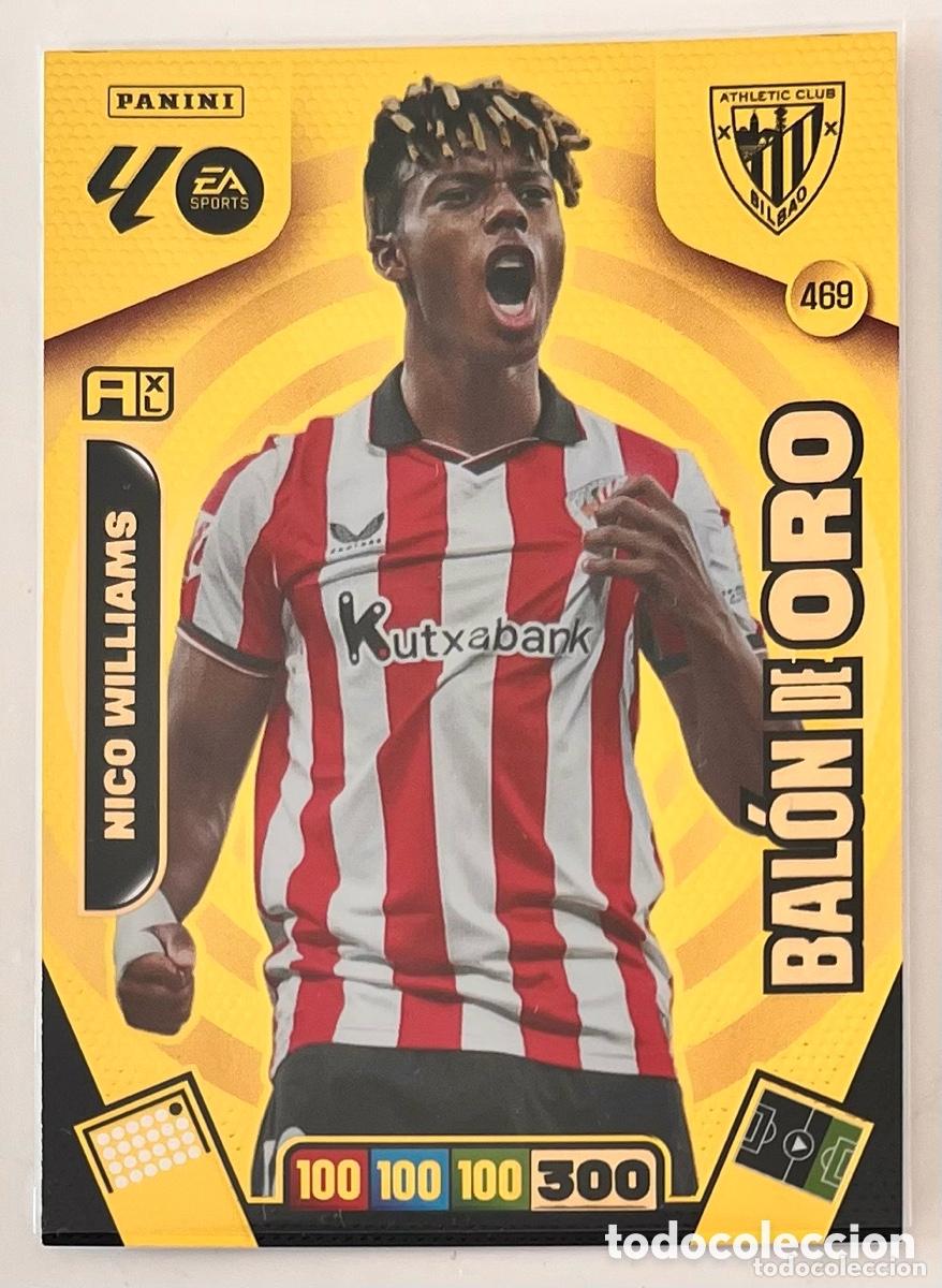Cromos de f&uacute;tbol: PANINI ADRENALYN 25/26 2025/2026 #469 NICO WILLIAMS (ATHLETIC CLUB) BALON DE ORO