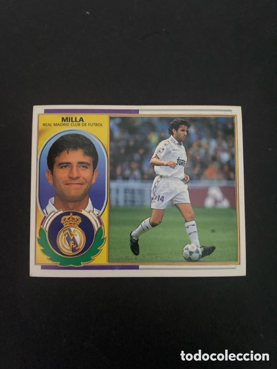 Cromos de f&uacute;tbol: Cromo liga 96/97 Real Madrid nunca pegado