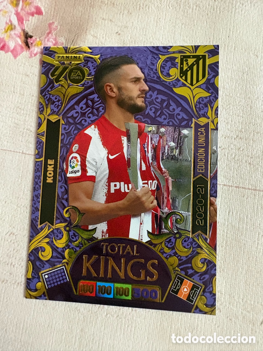 Cromos de f&uacute;tbol: ADRENALYN XL DREAM BOX 25/26 CARD TOTAL KING KOKE AT MADRID EDICION UNICA 20/21 # PANINI