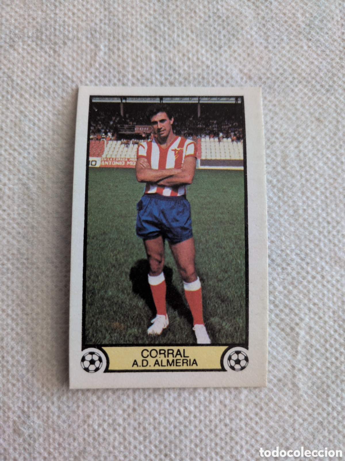 Figurine di Calcio: ESTE - LIGA 79 80 - ALMERIA - CORRAL - NUNCA PEGADO - ULTIMOS FICHAJES 16