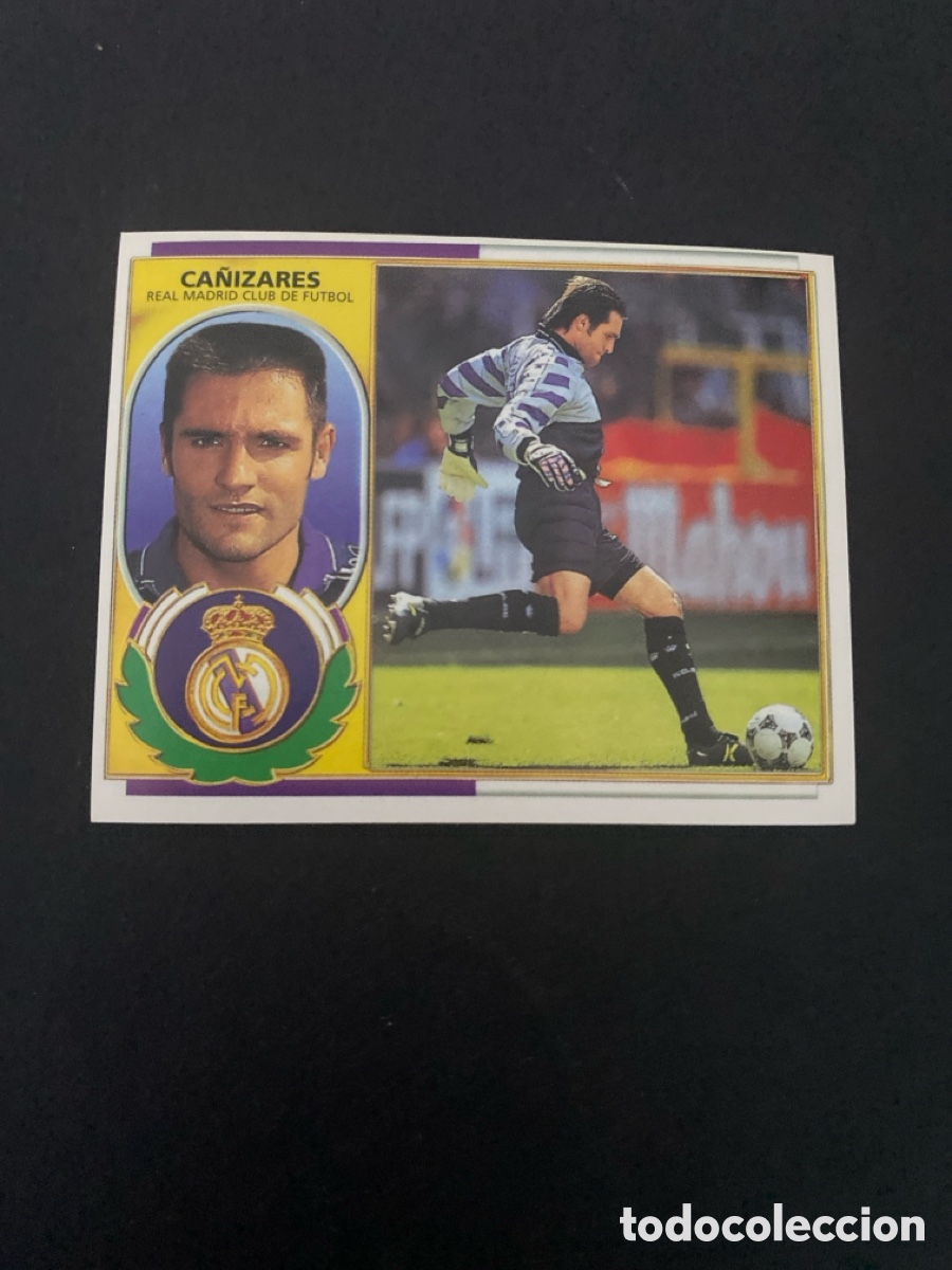 Cromos de f&uacute;tbol: Cromo liga 96/97 Real Madrid nunca pegado