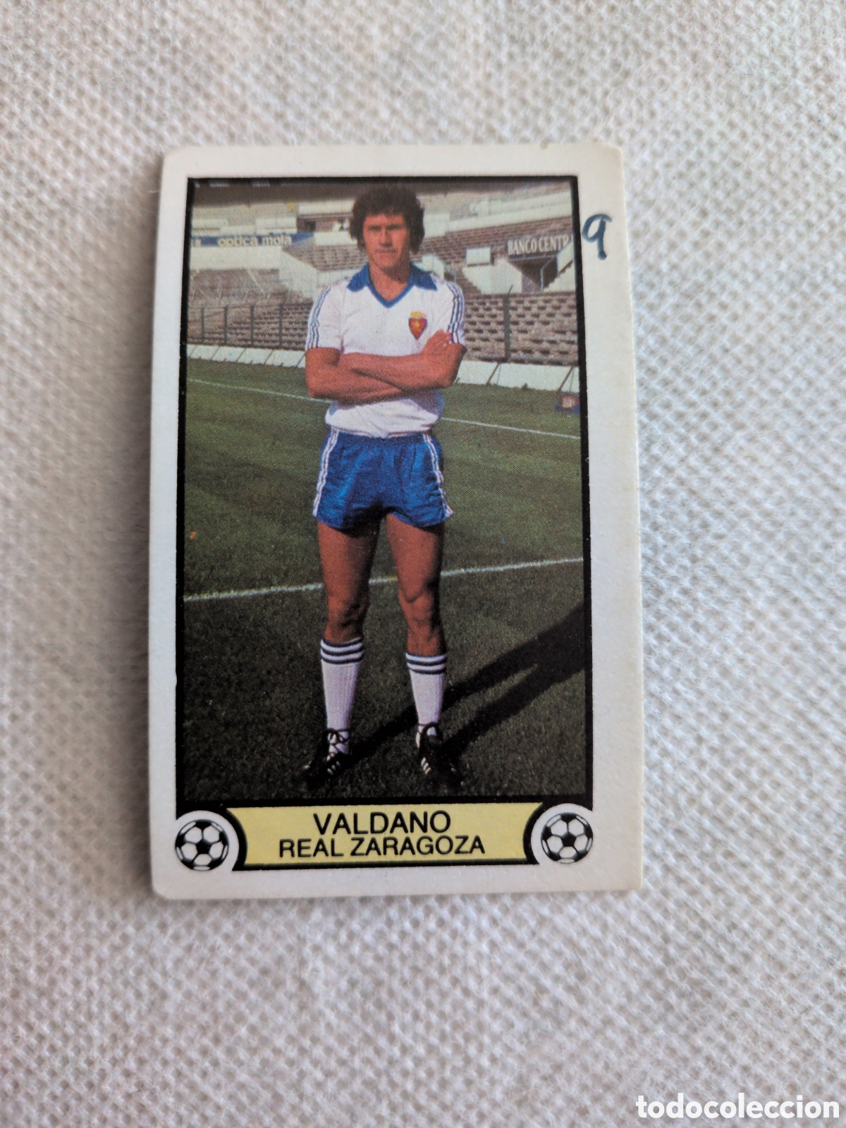 Cromos de Futebol: CROMO DE F&Uacute;TBOL LIGA ESTE VALDANO FICHAJE 9 ZARAGOZA SIN PEGAR NUNCA PEGADO 79 80