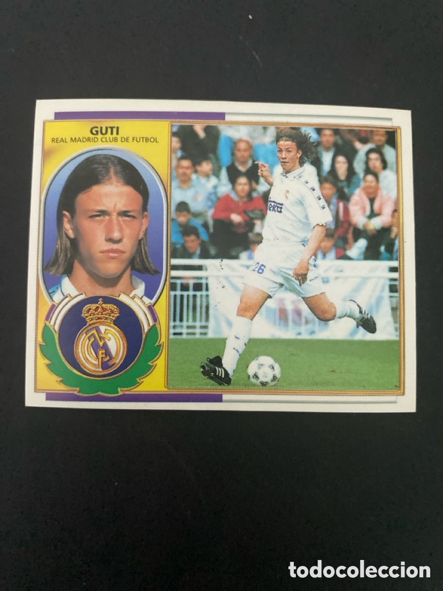 Cromos de Futebol: Cromo liga 96/97 Real Madrid nunca pegado