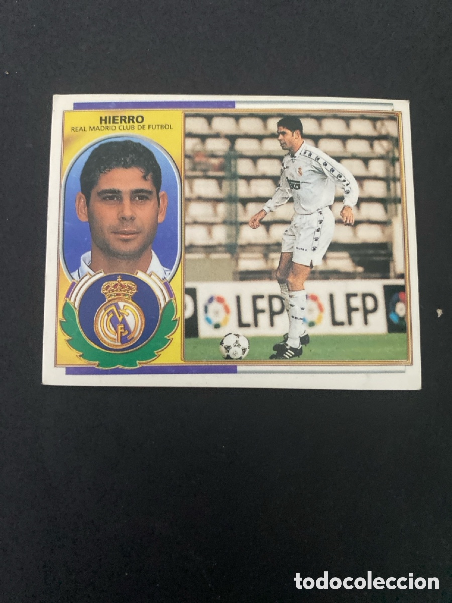Figurine di Calcio: Cromo liga 96/97 Real Madrid nunca pegado