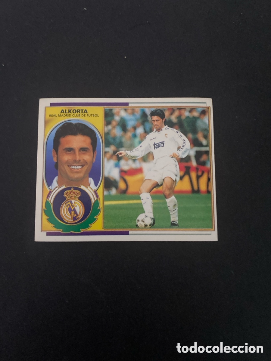 Figurine di Calcio: Cromo liga 96/97 Real Madrid nunca pegado