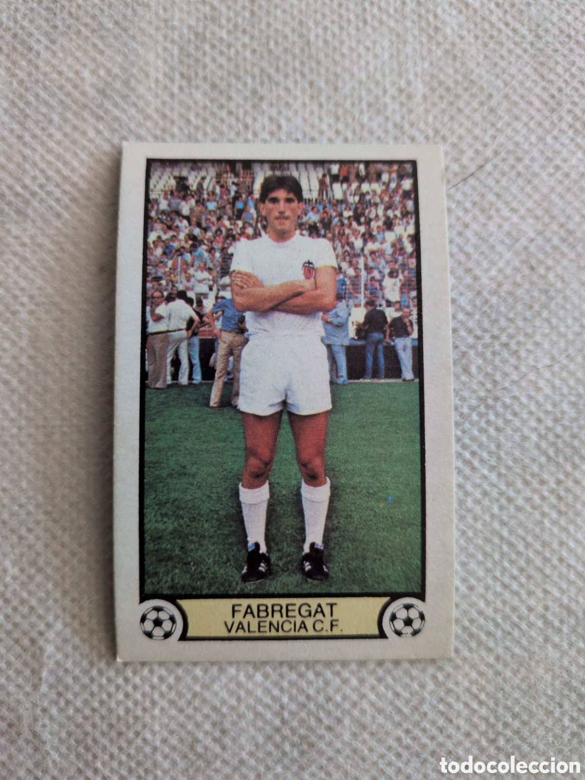 Cromos de Futebol: CROMO FUTBOL ULTIMO FICHAJE SIN PEGAR FABREGAT VALENCIA C.F N&ordm; 23 LIGA 79-80 EDICIONES ESTE