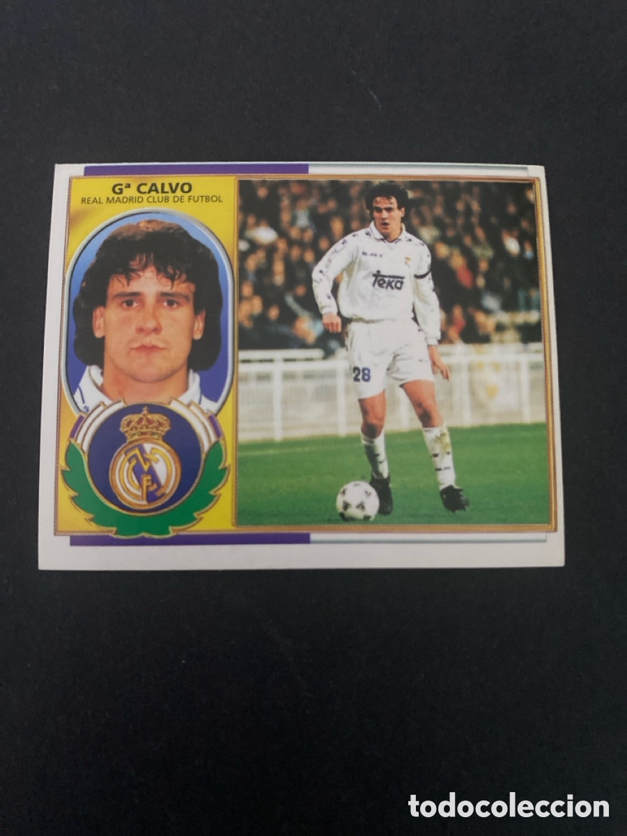 Figurine di Calcio: Cromo liga 96/97 Real Madrid nunca pegado