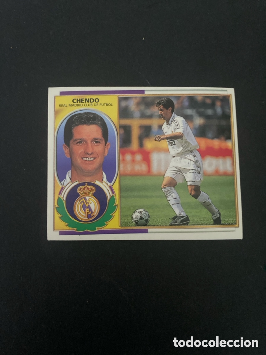 Figurine di Calcio: Cromo liga 96/97 Real Madrid nunca pegado