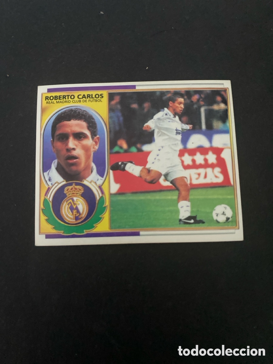 Cromos de f&uacute;tbol: Cromo liga 96/97 Real Madrid nunca pegado