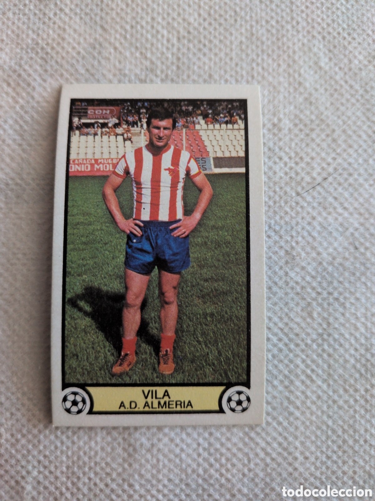 Cromos de Futebol: ESTE 79 80 FICHAJE N&ordm; 14 VILA ALMERIA 1979 1980 B NUNCA PEGADO