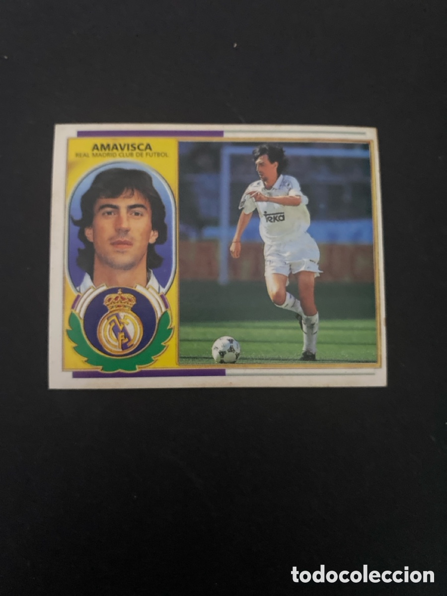 Fu&szlig;ball-Sticker: Cromo liga 96/97 Real Madrid nunca pegado