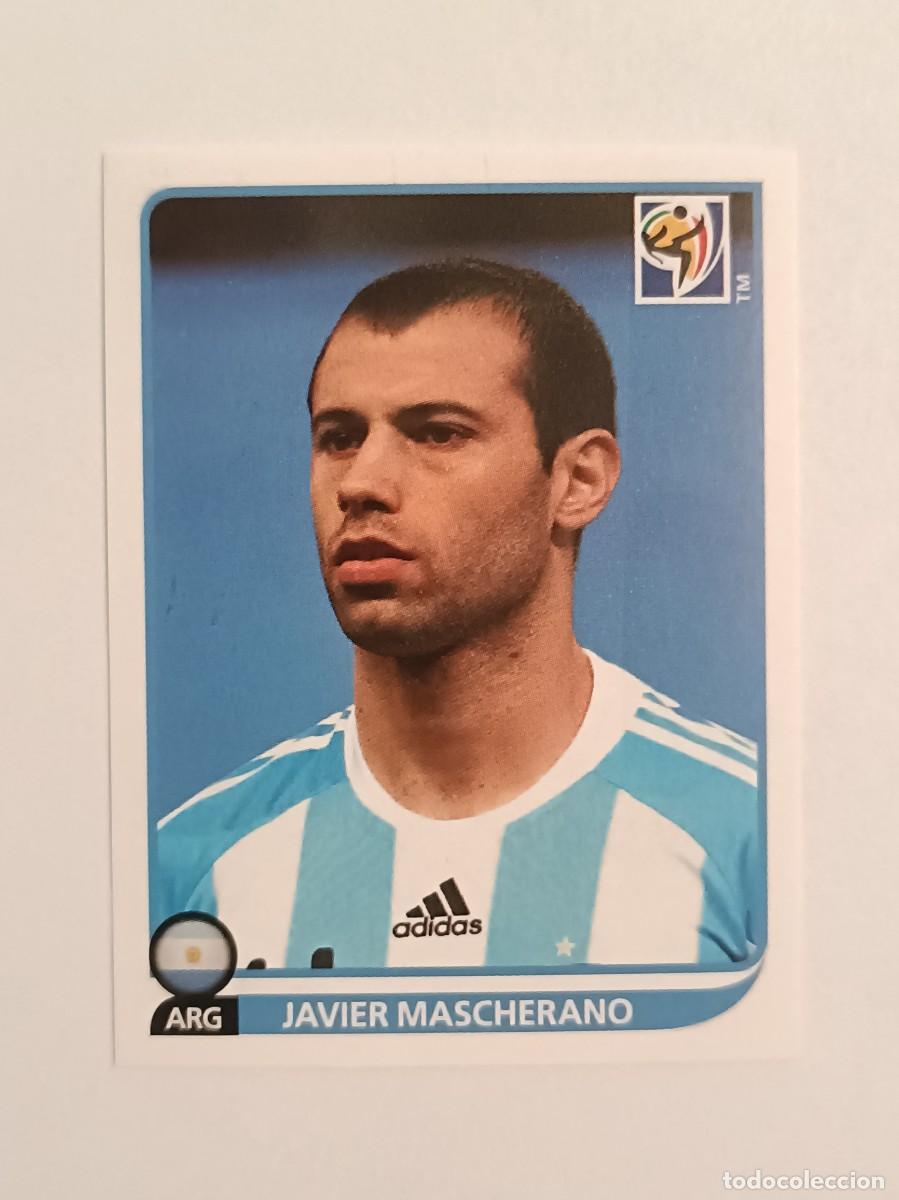 Cromos de f&uacute;tbol: #116 JAVIER MASCHERANO (ARGENTINA) MUNDIAL SUDAFRICA 2010 PANINI