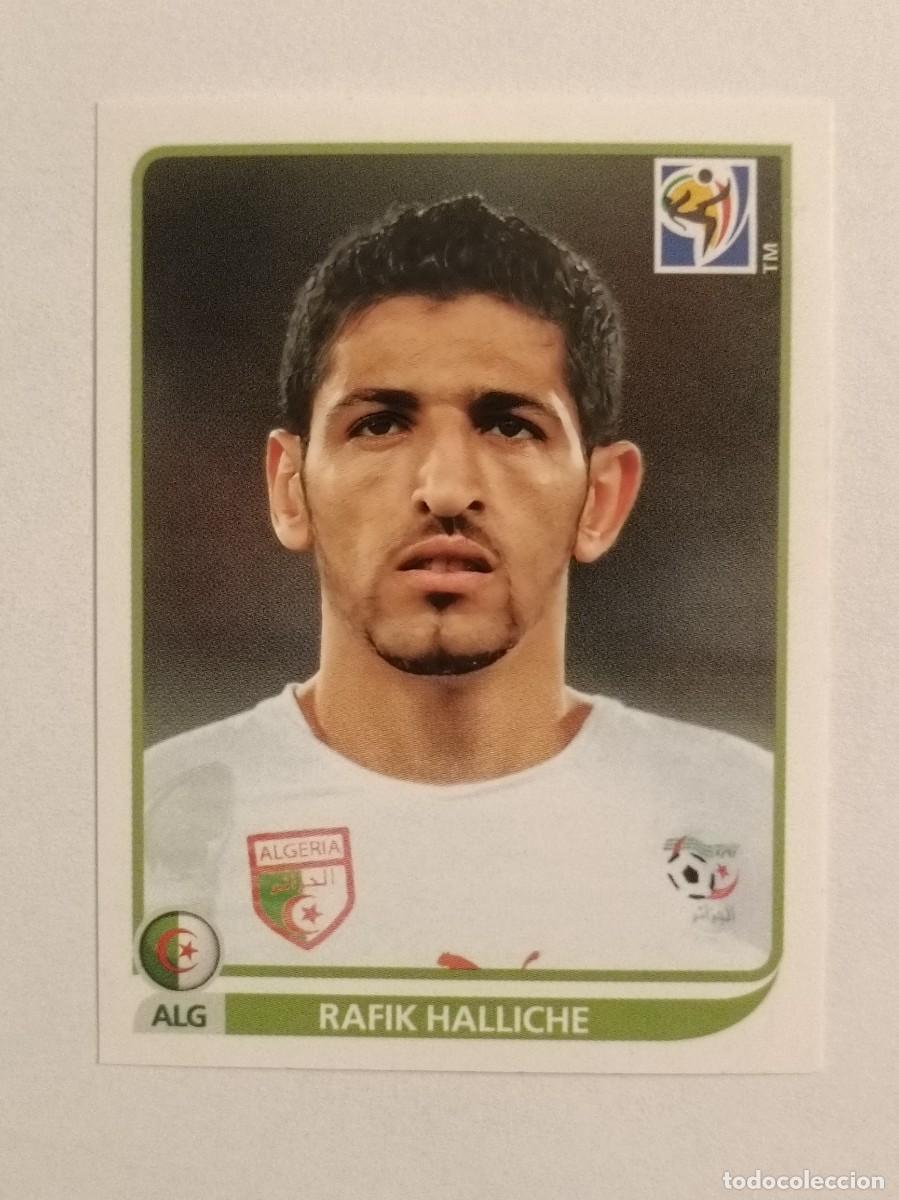 Cromos de f&uacute;tbol: #227 RAFIK HALLICHE (ARGELIA) MUNDIAL SUDAFRICA 2010 PANINI