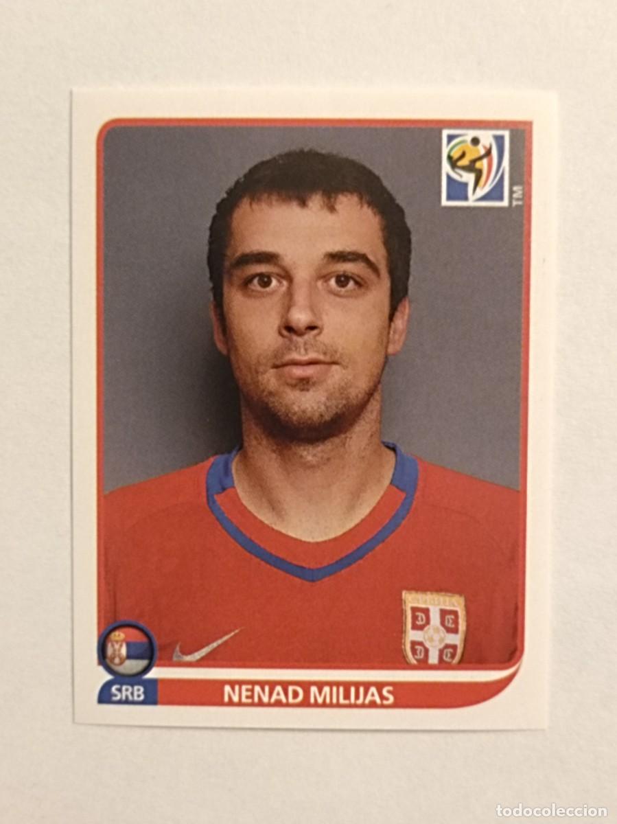 Cromos de f&uacute;tbol: #308 NENAD MILIJAS (SERBIA) MUNDIAL SUDAFRICA 2010 PANINI
