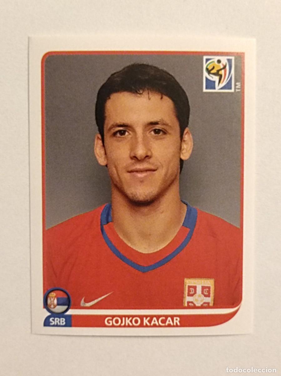 Cromos de f&uacute;tbol: #310 GOJKO KACAR (SERBIA) MUNDIAL SUDAFRICA 2010 PANINI