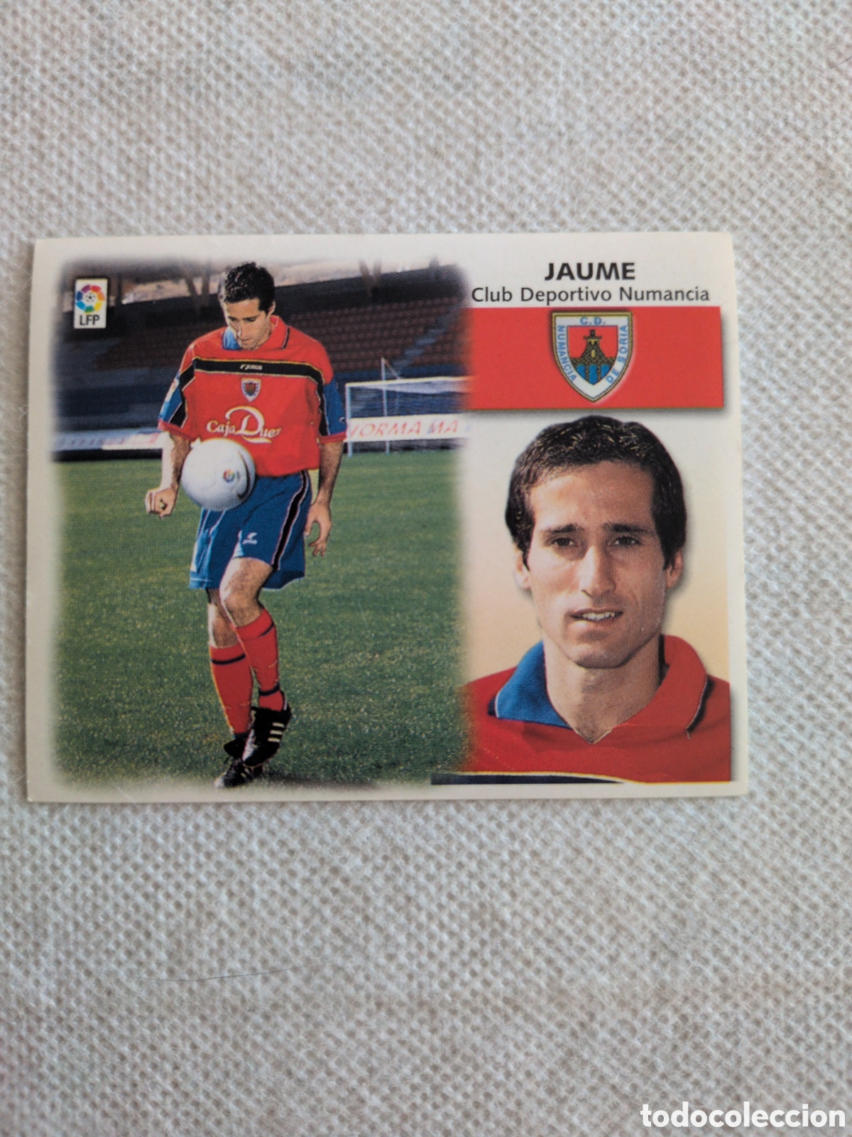 Cromos de Futebol: Numancia - Jaume - Fichaje n&ordm; 30 - Ediciones Este Liga 1999-2000, 99-00 - Nunca pegado