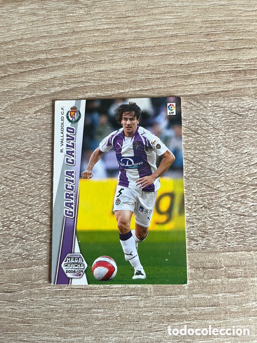 Cromos de f&uacute;tbol: 329 GARC&Iacute;A CALVO MEGACRACKS MGK 2008 2009 08 09 REAL VALLADOLID