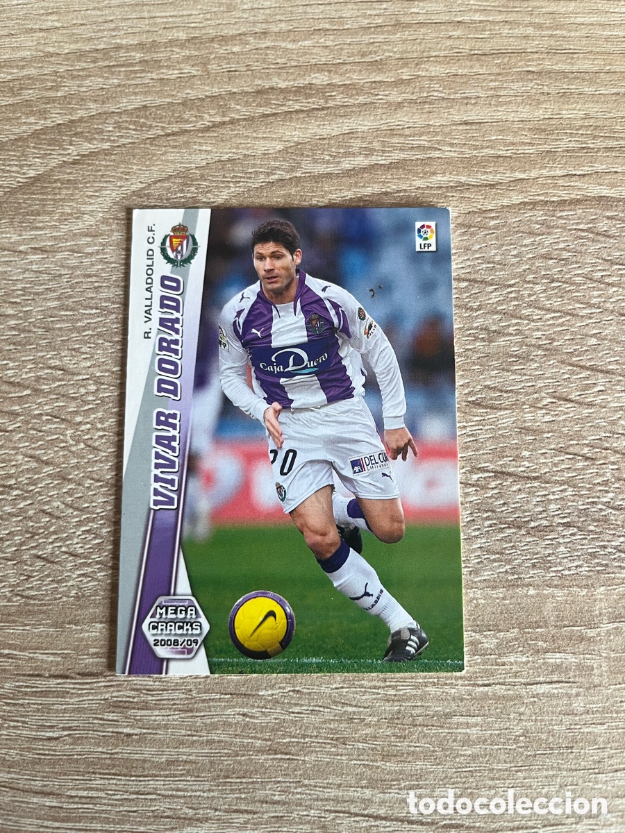 Cromos de f&uacute;tbol: 333 VIVAR DORADO MEGACRACKS MGK 2008 2009 08 09 REAL VALLADOLID