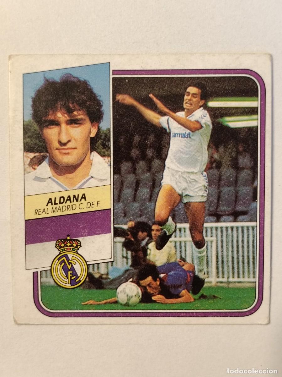 Cromos de f&uacute;tbol: ALDANA REAL MADRID C.F. LIGA 89/90 ESTE