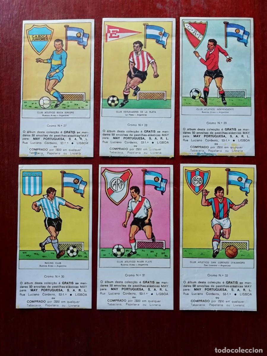 Cromos de f&uacute;tbol: Chicles May - Cromos de los equipos de f&uacute;tbol de Argentina - Temporada 1969/70