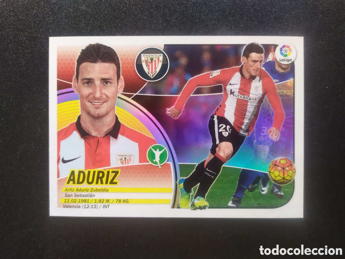 Fu&szlig;ball-Sticker: Liga este 2016 2017 16 17 panini Aduriz n&deg; 16 Athletic Bilbao