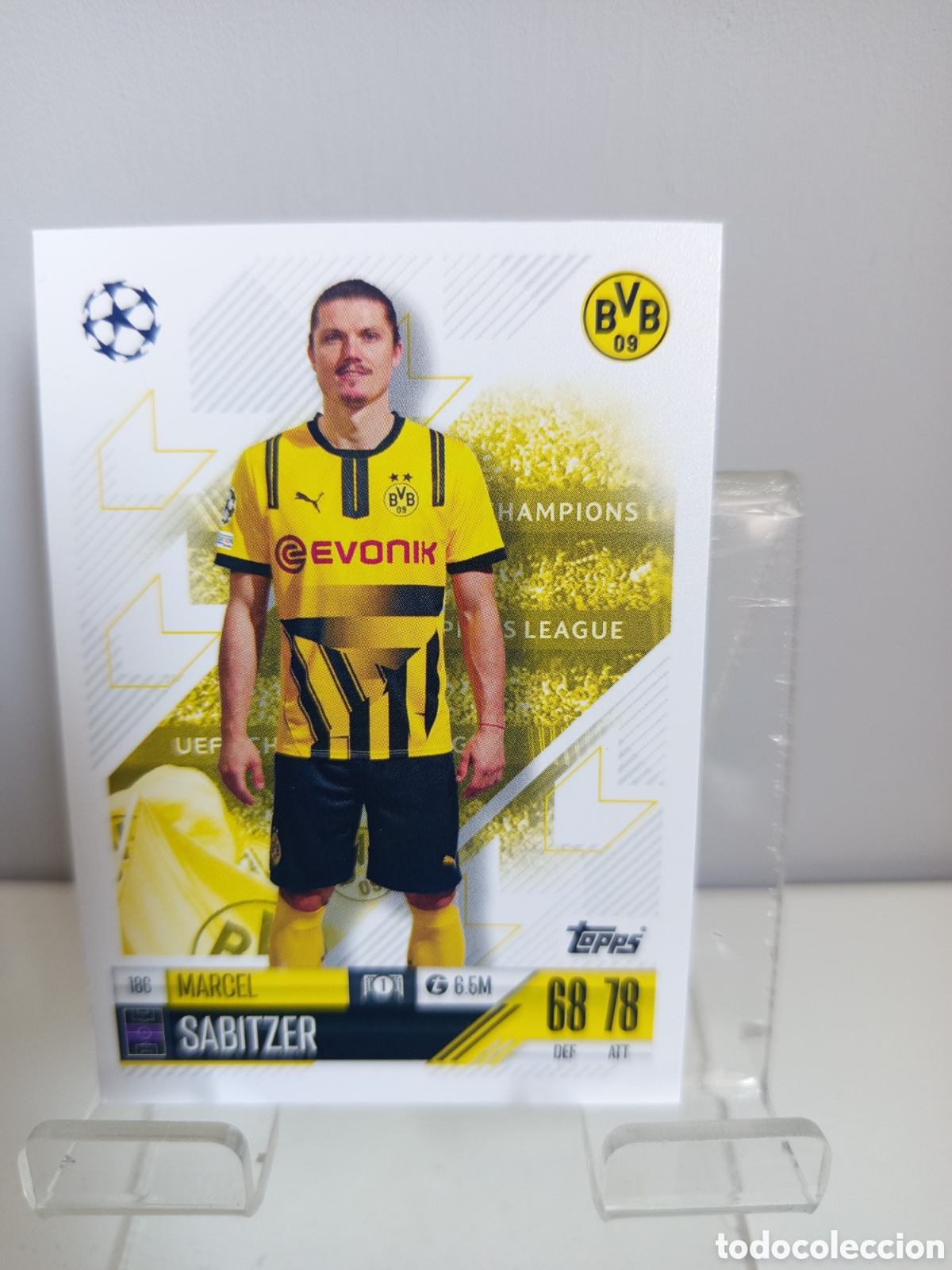 Cromos de f&uacute;tbol: ❇️ CROMO CARD ⚽ SABITZER BORUSSIA DORTMUND 186 2024 2025 24 25 MATCH ATTAX CHAMPIONS LEAGUE TOPPS ❇️