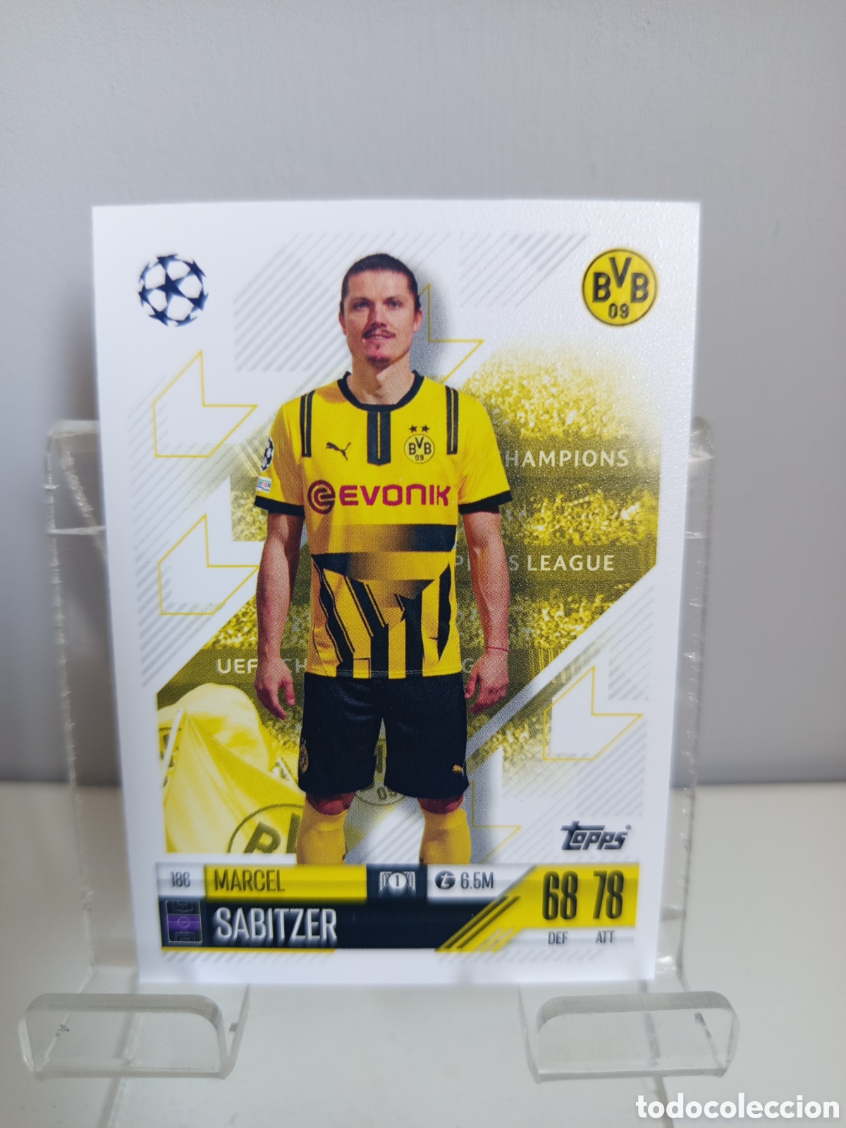 Cromos de f&uacute;tbol: ❇️ CROMO CARD ⚽ SABITZER BORUSSIA DORTMUND 186 2024 2025 24 25 MATCH ATTAX CHAMPIONS LEAGUE TOPPS ❇️