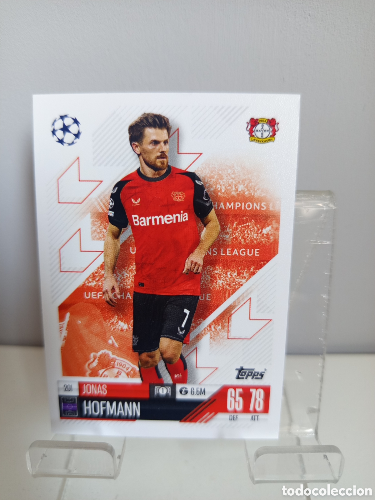 Cromos de f&uacute;tbol: ❇️ CROMO CARD ⚽ HOFMANN BAYERN LEVERKUSEN 201 2024 2025 24 25 MATCH ATTAX CHAMPIONS LEAGUE TOPPS ❇️