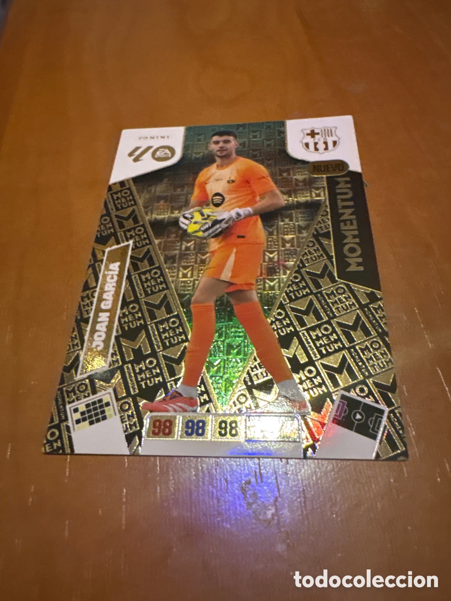 Cromos de f&uacute;tbol: JOAN GARCIA BARCELONA NUEVO MOMENTUM ADRENALYN XL LIGA 2025/2026 25 26 PANINI