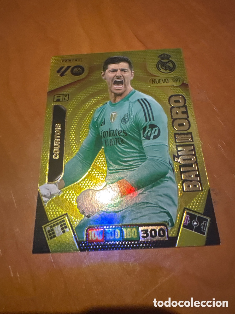 Cromos de f&uacute;tbol: 521 COURTOIS REAL MADRID NUEVO BALON DE ORO ⚽ LIGA ADRENALYN XL 2025 2026 25 26 ⚽